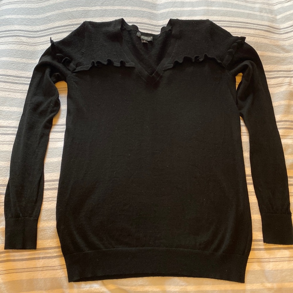 Banana Republic merino wool sweater, black size medium, guc